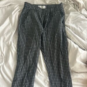 Hollister Black and White Sweatpants with Classic Style